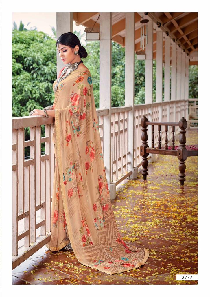 Kashvi Maushami Georgette Wholesale Saree Collection 